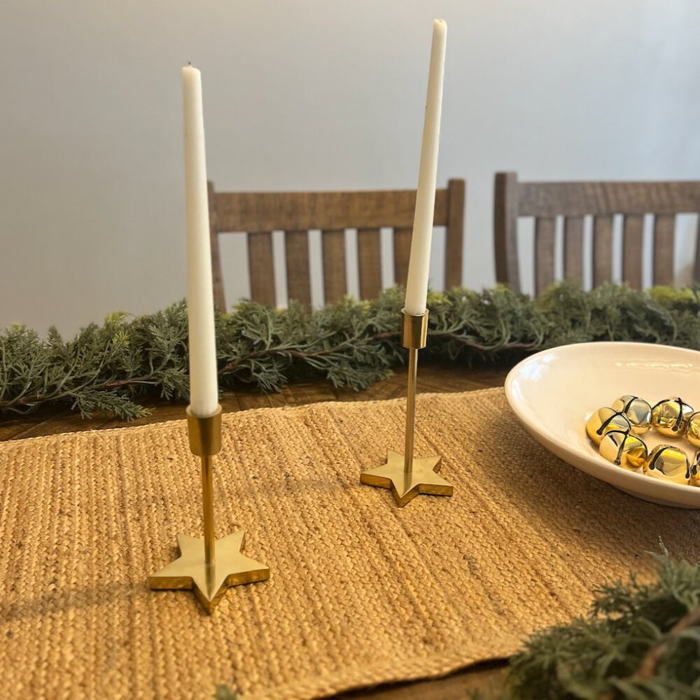 Pottery Barn - Emily‎ & Meritt Star Taper Candle Holders (Set of 2)